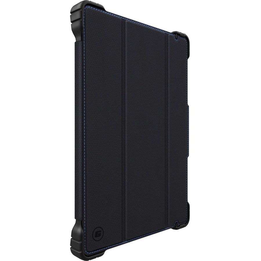 Gumdrop Hideaway Folio Rugged Carrying Case (Folio) for 10.2" iPad (8th Generation), iPad (7th Generation) Tablet - Black