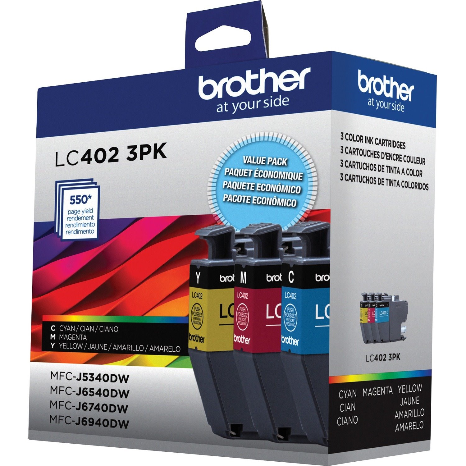 Brother Original Standard Yield Inkjet Ink Cartridge - Cyan, Magenta, Yellow - 3 / Pack