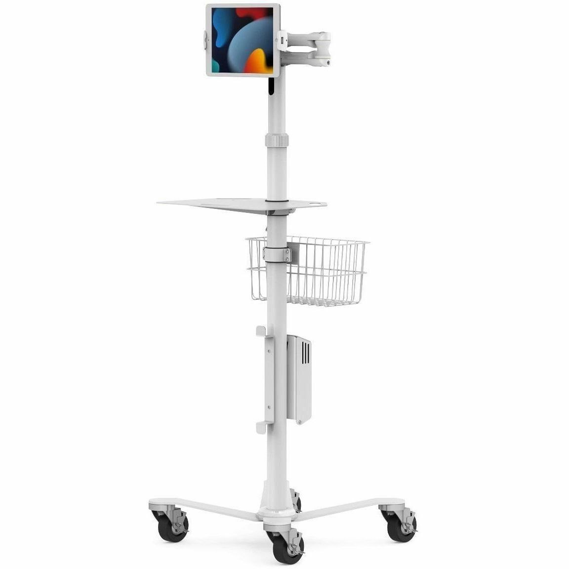 Compulocks Universal Medical Rolling Cart - Rise Freedom Extended Cling