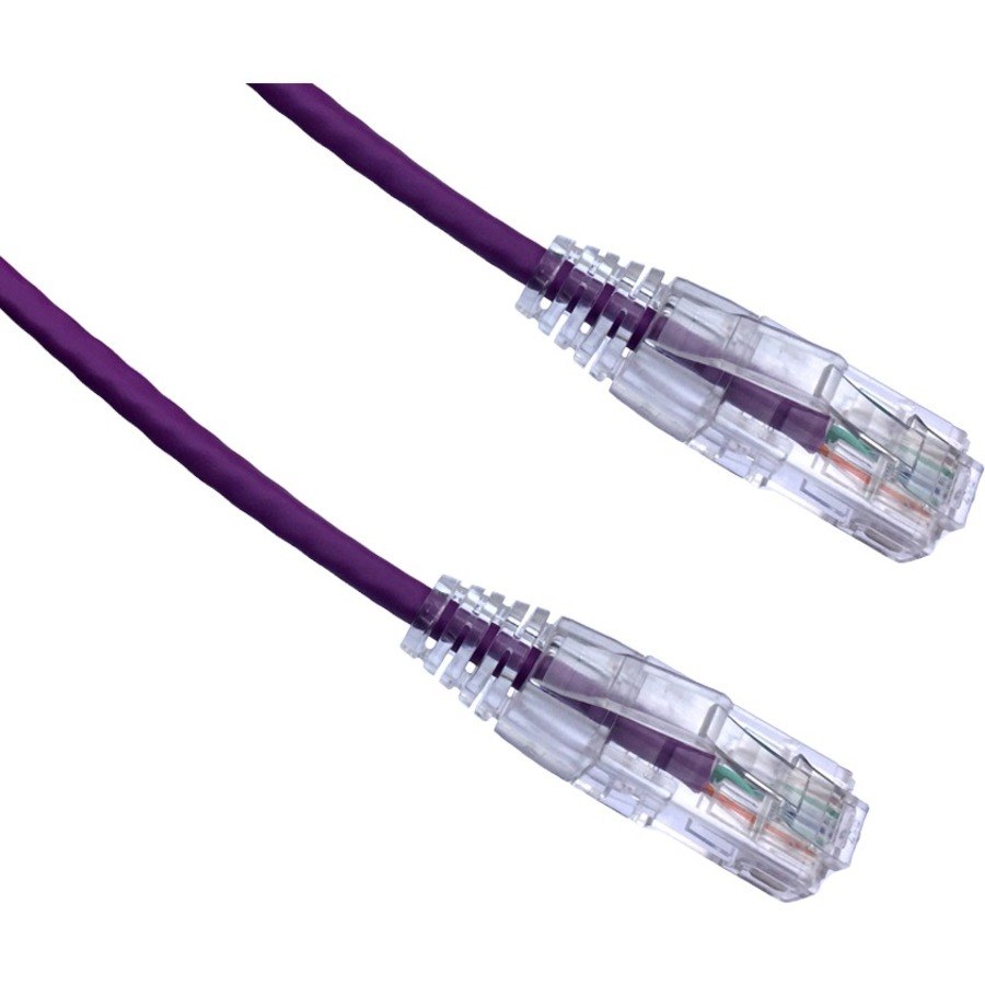 Axiom 12FT CAT6 BENDnFLEX Ultra-Thin Snagless Patch Cable 550mhz (Purple)