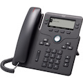 Cisco 6841 IP Phone - Corded - Corded - Wall Mountable, Desktop - Charcoal