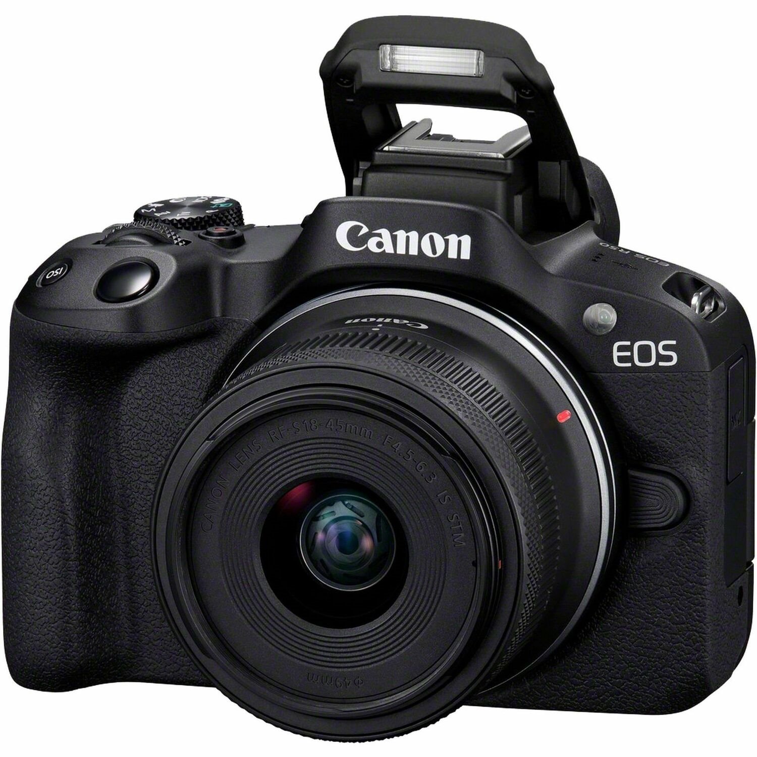 Canon EOS R50 24,2 Megapixel Systeemcamera met lens - 18 mm - 45 mm - Zwart