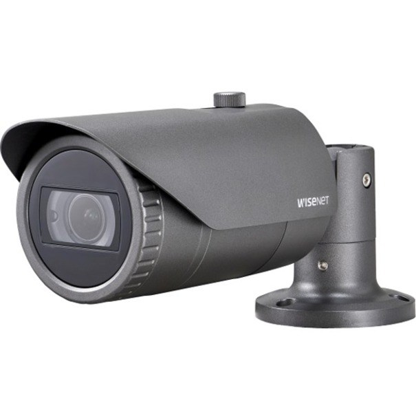 Wisenet SCO-6085R 2 Megapixel HD Surveillance Camera - Monochrome, Color - Bullet - Dark Gray