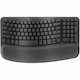 Logitech Wave Keys for Business Keyboard - Wireless Connectivity - USB Type A Interface - Graphite