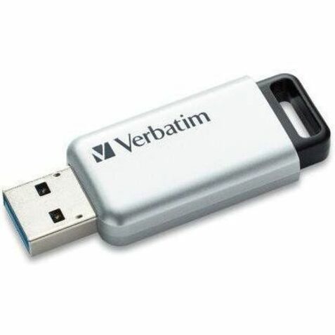 Verbatim Store 'n' Go Secure Pro 64 GB USB 3.0 USB Geheugenstick - Zilver - 256-bit AES - TAA Compliant