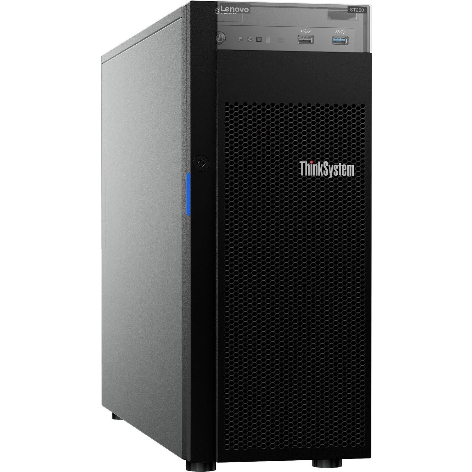 Lenovo ThinkSystem ST250 7Y46A001NA 4U Tower Server - 1 Xeon E-2134 3.50 GHz - 8 GB RAM - Serial ATA/600 Controller