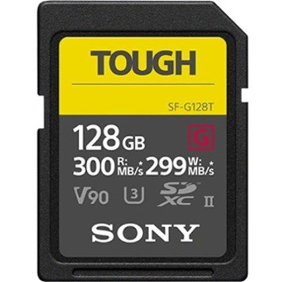 Sony Pro TOUGH SF-G128T 128 GB Class 10/UHS-II (U3) V90 SDXC - 1 Pack