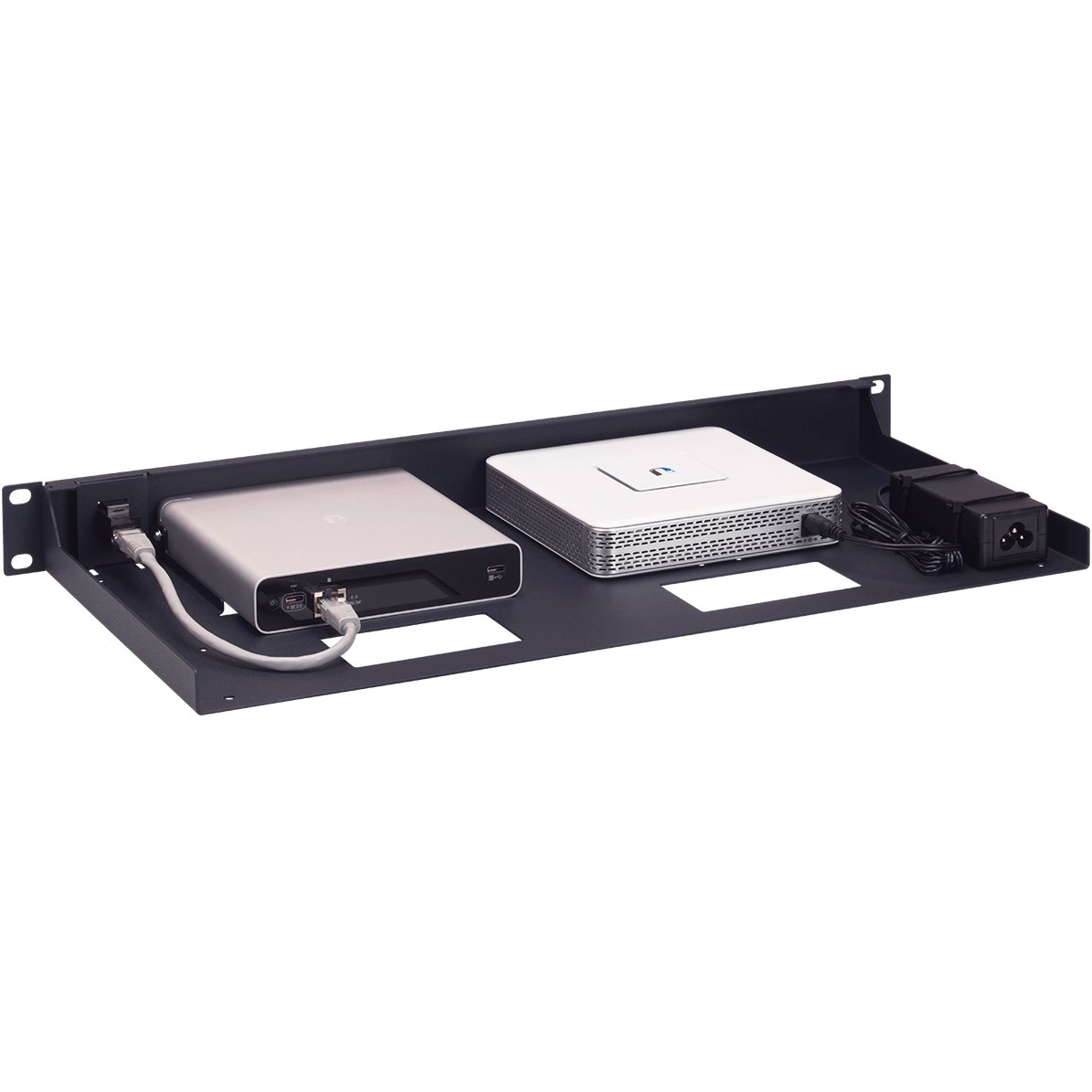 RACKMOUNT.IT UB-RACK Rack Mount for Network Device, Power Supply, Switch - Metallic Dark Blue