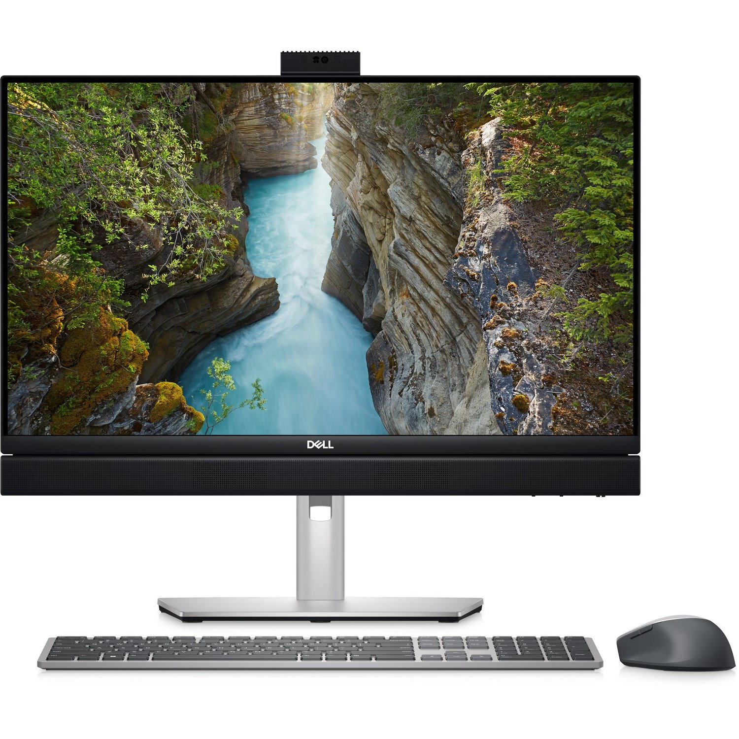 Dell OptiPlex 7000 7410 Plus All-in-One Computer - Intel Core i5 13th Gen i5-13500 - vPro Technology - 16 GB - 256 GB SSD - 23.8" Full HD - Desktop - Silver