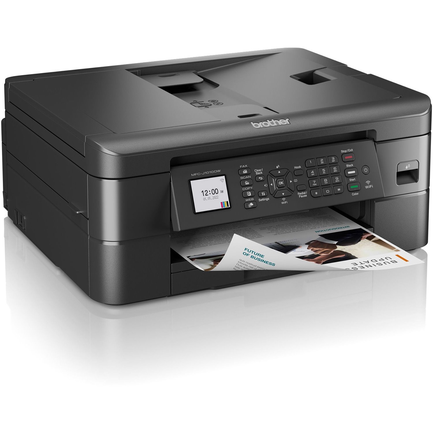 Brother MFC-J1010DW Wireless Inkjet Multifunction Printer - Colour