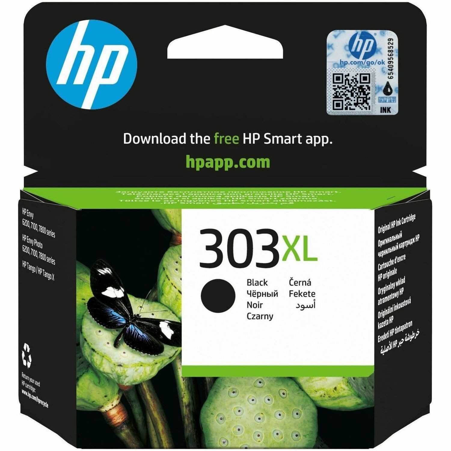 HP 303XL Origineel Hoog Rendement Inkjet Inktcartridge - Zwart Verpakking