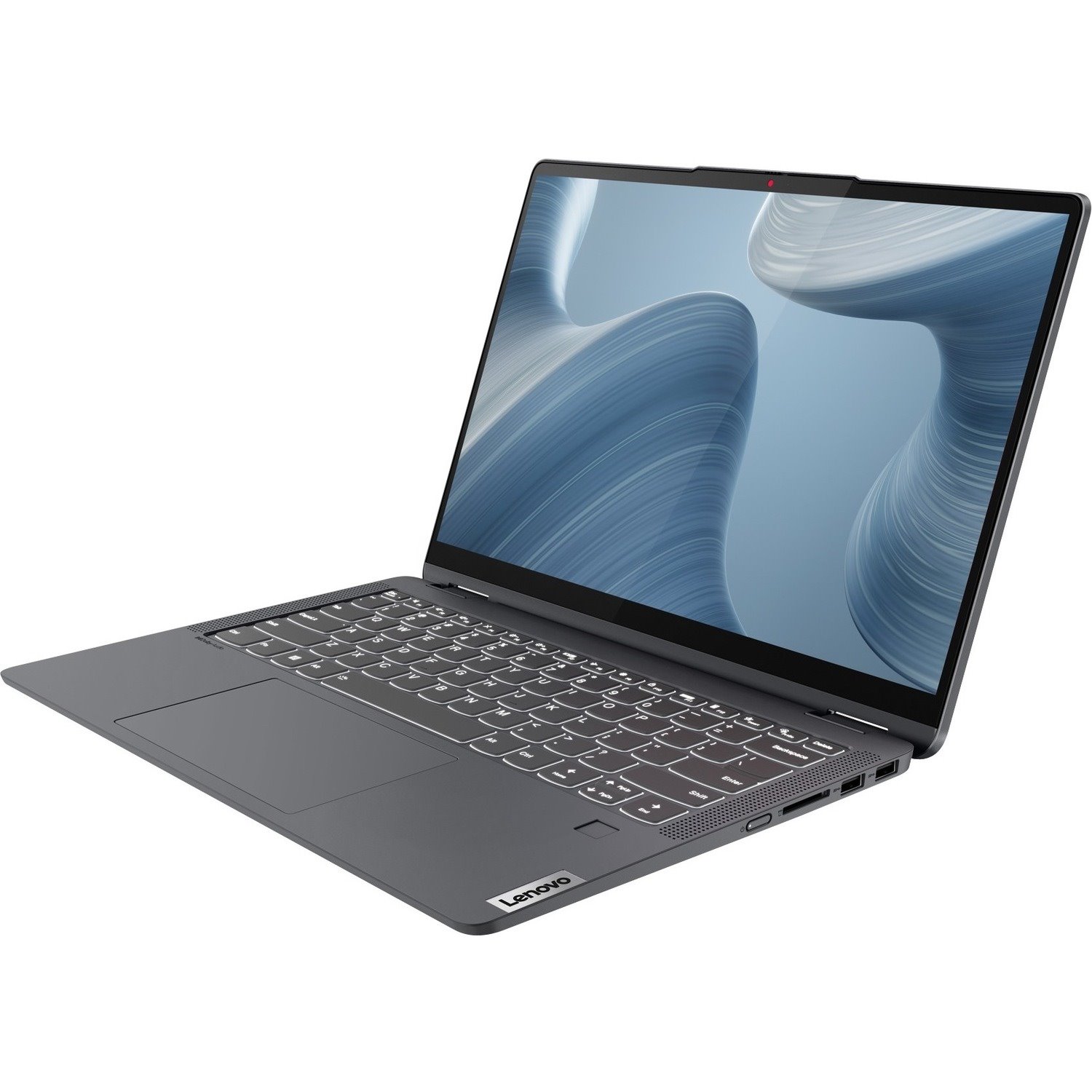 Lenovo IdeaPad Flex 5 14IAU7 82R70000US 14" Touchscreen Convertible 2 in 1 Notebook - 2.8K - Intel Core i7 12th Gen i7-1255U - 16 GB - 512 GB SSD - English (US) Keyboard - Storm Gray
