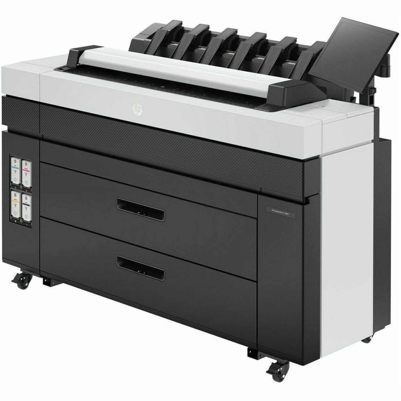 HP DesignJet XL 3800 Inkjet Large Format Printer - Includes Scanner, Copier, Printer