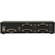 Eaton Tripp Lite Series 4-Port DVI Splitter with Audio and Signal Booster - Single-Link DVI-I, 1920 x 1200 (1080p) @ 60 Hz, TAA