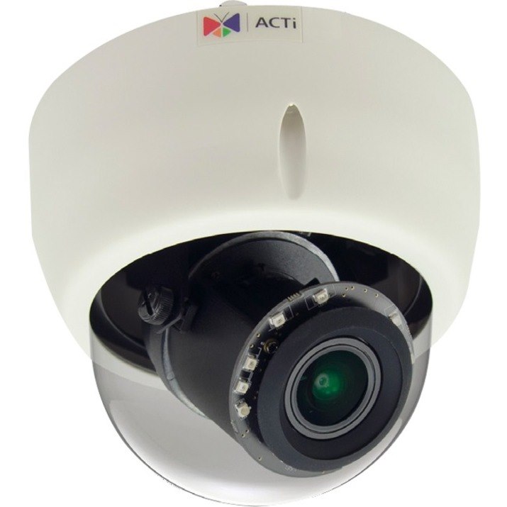 ACTi E616 5 Megapixel HD Network Camera - Color, Monochrome - Dome