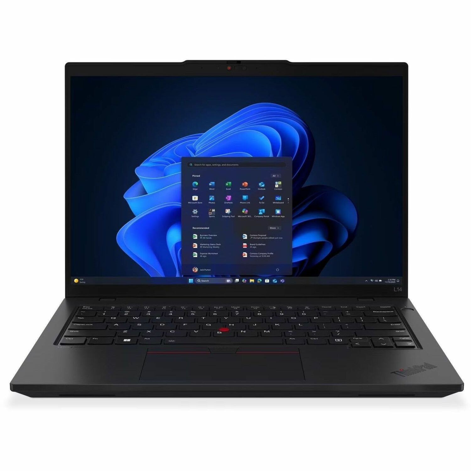 Lenovo ThinkPad L14 Gen 6 21S8001WUS 14" Notebook - WUXGA - AMD Ryzen 5 PRO 215 - 16 GB - 512 GB SSD - English (US) Keyboard - Black