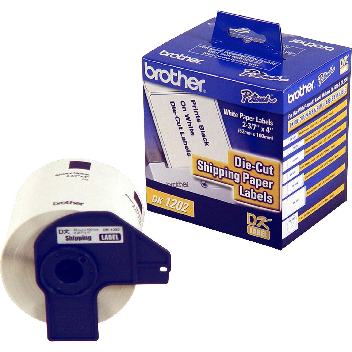 Brother DK1202 - Shipping White Paper Labels