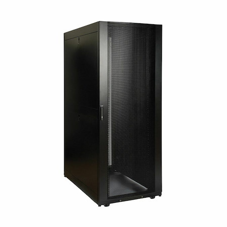 Eaton Tripp Lite Series 48U SmartRack Deep and Wide Rack Enclosure Cabinet with doors & side panels