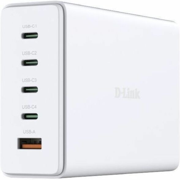 D-LINK 240W GAN CHARGER WITH USB-A AND 4 USB-C PORTS
