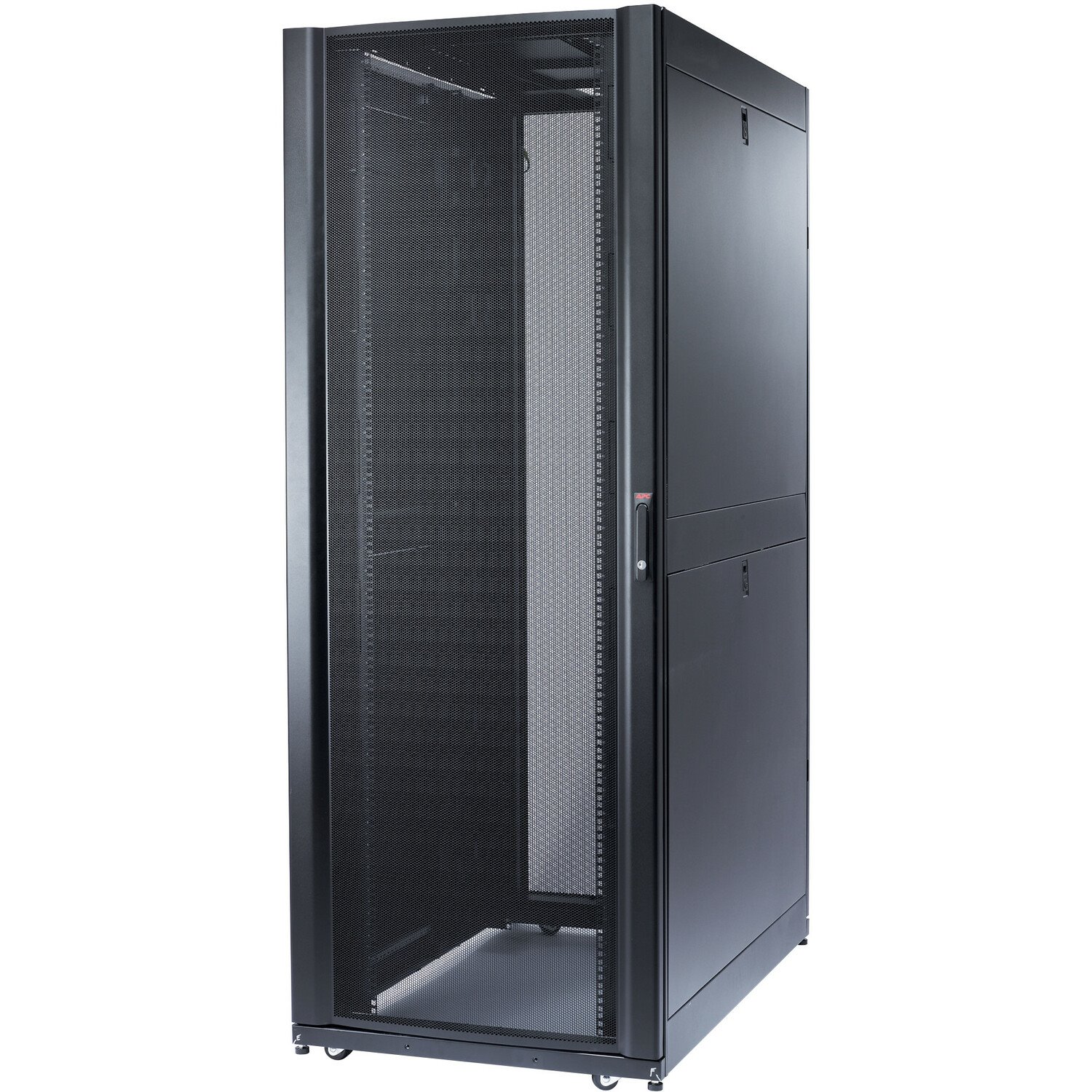 APC by Schneider Electric NetShelter SX 42U Floor Standing Enclosed Cabinet Rack Cabinet for Blade Server - 482.60 mm Rack Width - Black