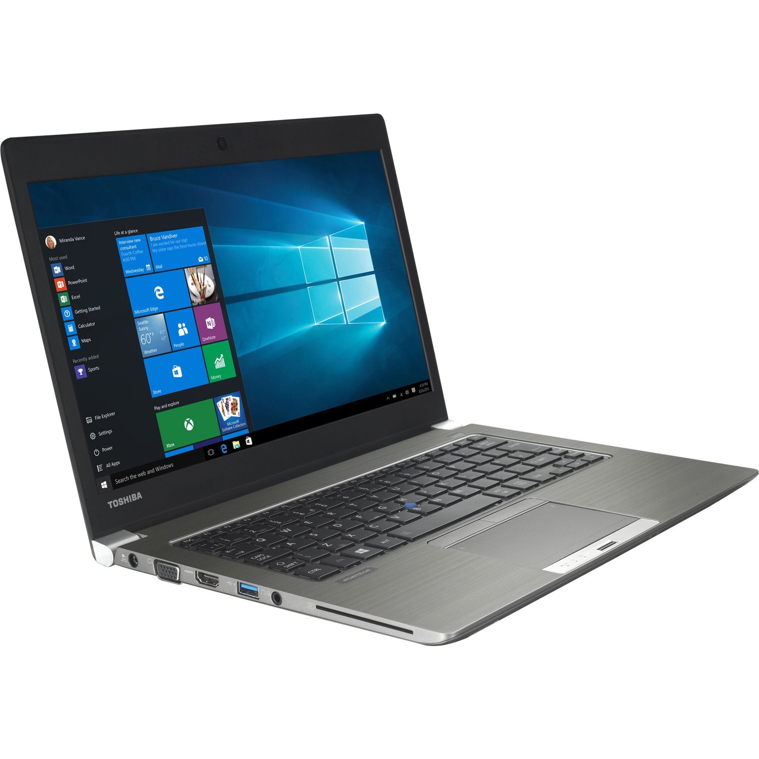 Toshiba Portege Z30-C 13.3" Ultrabook - Intel Core i5 6th Gen i5-6200U - 8 GB - 128 GB SSD - Cosmo Silver with Hairline