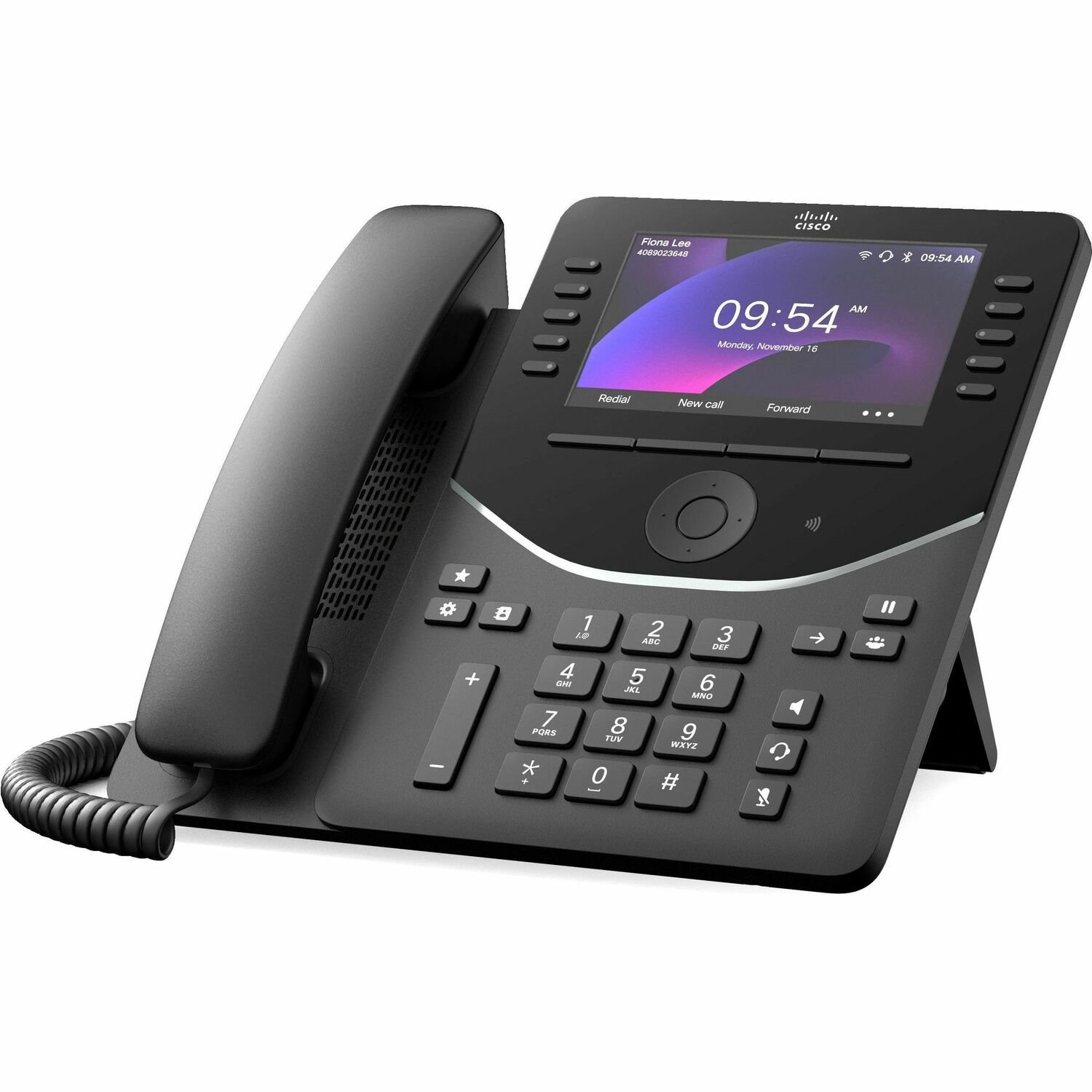 Cisco 9841 IP Phone - Refurbished - Corded - Desktop - Carbon Black