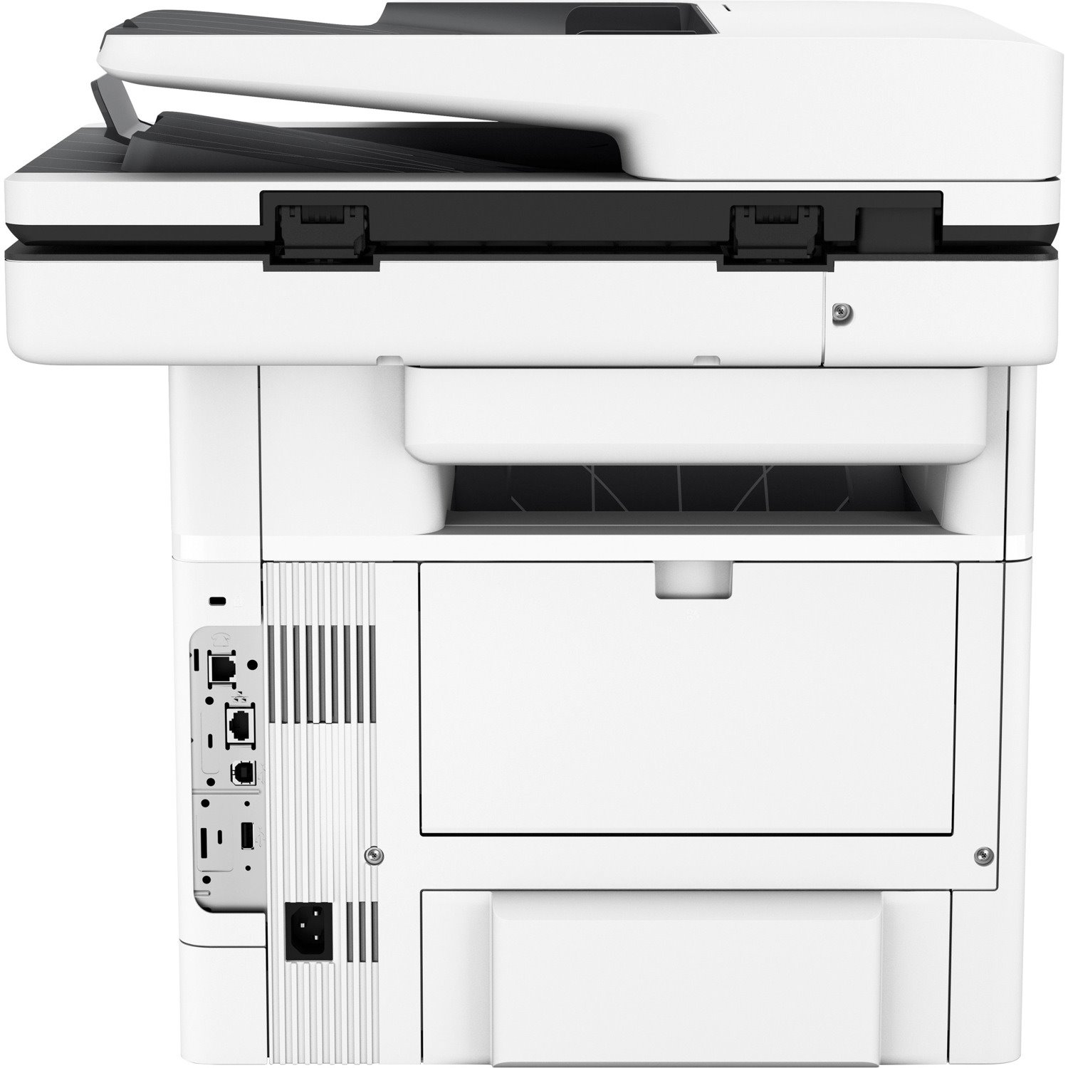 HP LaserJet Enterprise M528 M528f Laser Multifunction Printer-Monochrome-Copier/Fax/Scanner-52 ppm Mono Print-1200x1200 dpi Print-Automatic Duplex Print-150000 Pages-650 sheets Input-Color Flatbed Scanner-600 dpi Optical Scan-Apple AirPrint-HP ePrint