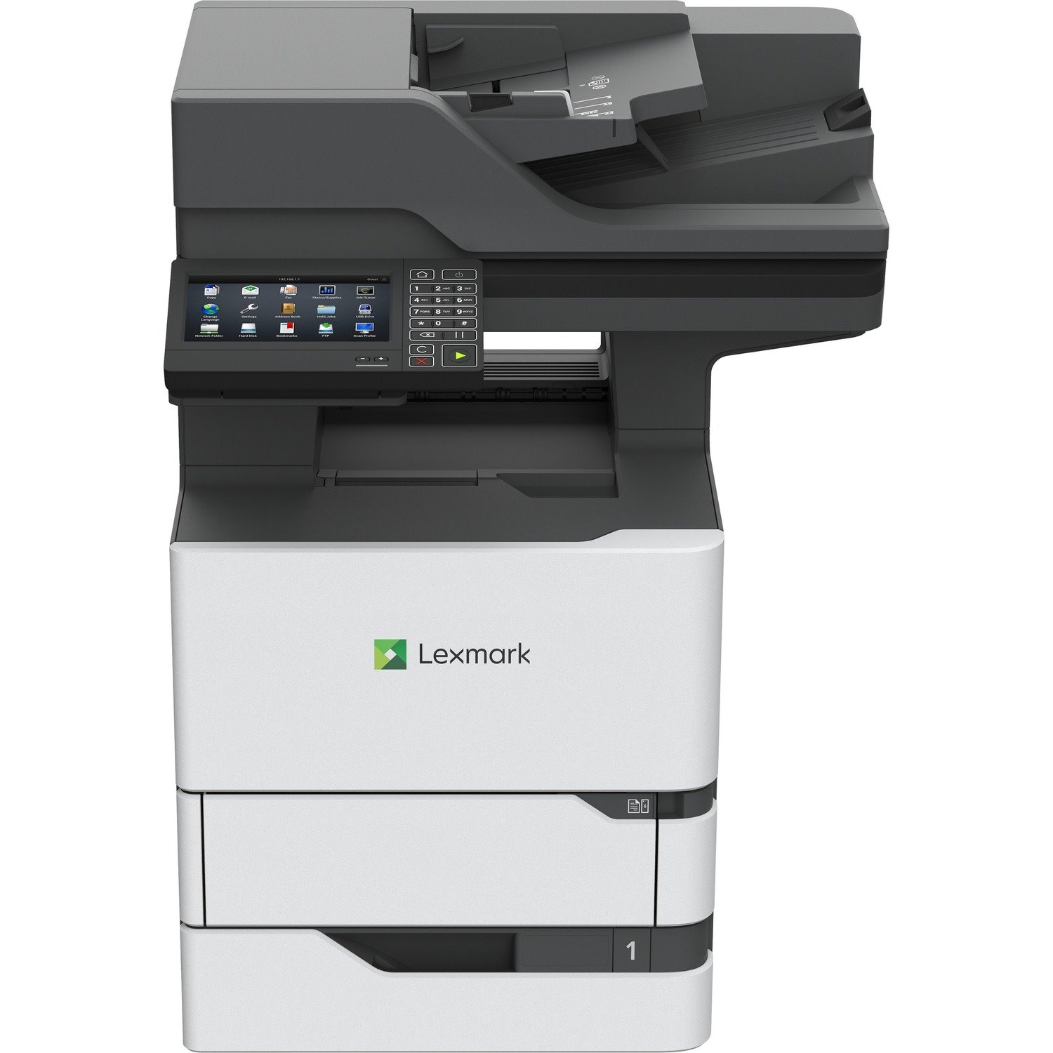 Lexmark MX722ade Laser Multifunction Printer - Monochrome