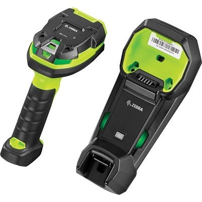 Zebra LI3608-SR Handheld Barcode Scanner - Cable Connectivity - Industrial Green