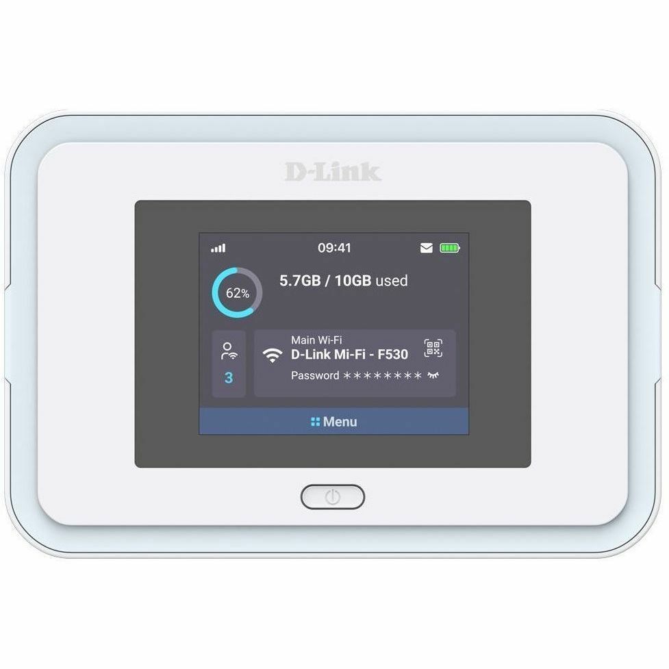 D-Link F530 Wi-Fi 6 IEEE 802.11 a/b/g/n/ac/ax 1 SIM Cellular Modem/Wireless Router