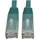 Eaton Tripp Lite Series Cat6 Gigabit Molded (UTP) Ethernet Cable (RJ45 M/M), PoE, Green, 10 ft. (3.05 m)