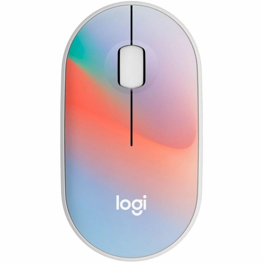 Logitech M340 Wireless Mouse with Limited Edition Prints, USB Receiver and Silent Clicks, Portable Wireless Mouse for Laptop, PC, Windows, Chrome, Surface, Sheer Dream