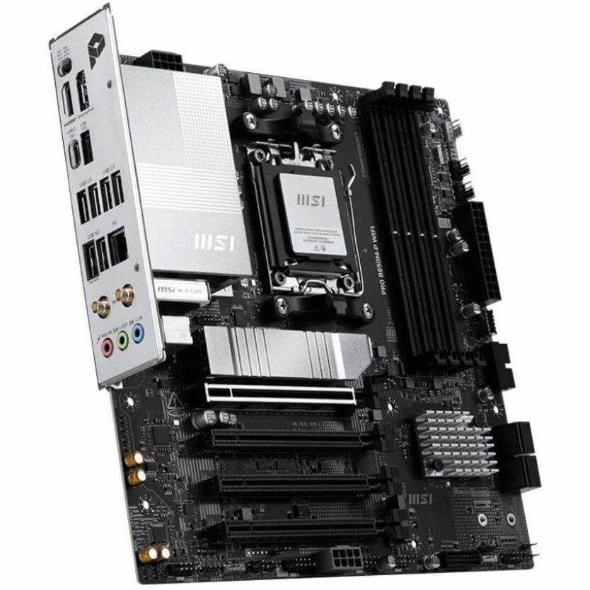 Msi Pro B850M-P Wifi, Am5, 4X DDR5 256GB, 1X Hdmi, 1X Pci-E X16 Slot, 3X M.2,4X Usb2.0, 3X Usb C, Wi-Fi 7