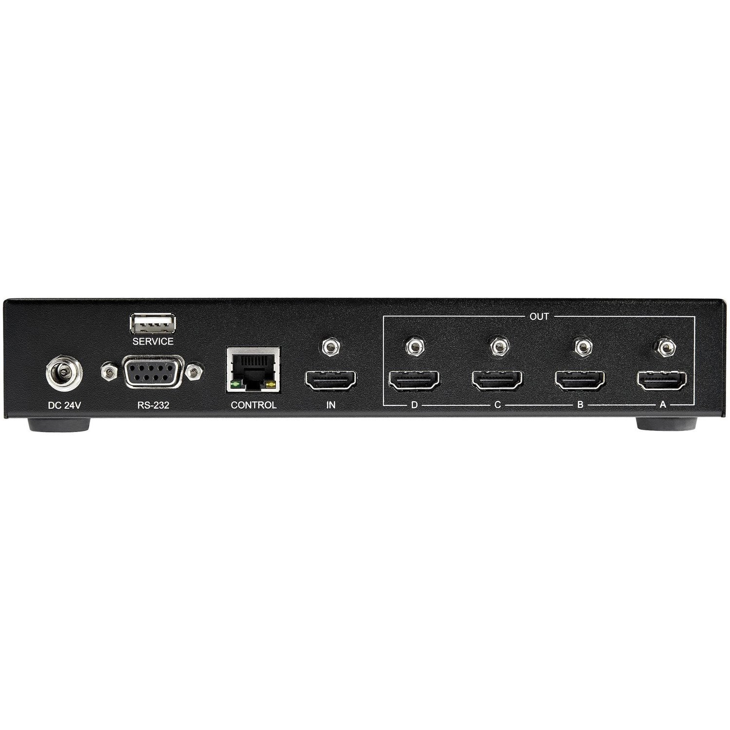 StarTech.com 2x2 HDMI Video Wall Controller, 4K 60Hz Input to 4x 1080p Output, 1 to 4 Port Multi-Screen Processor, RS-232/Ethernet Control