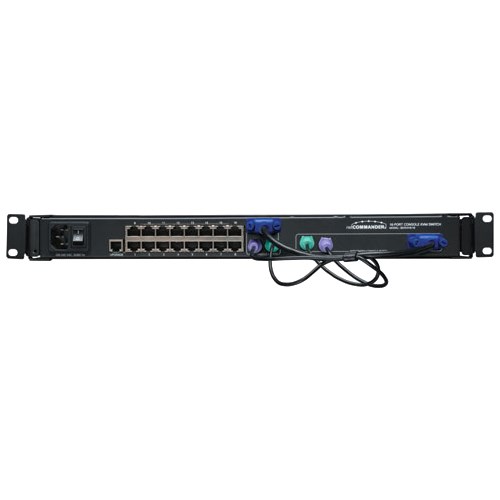 Tripp Lite by Eaton NetCommander 16-Port Cat5 1U Rack-Mount Console KVM Switch with 19-in. LCD, TAA