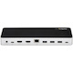 StarTech.com Dual Monitor USB C Docking Station w/ 60W Power Delivery - USB 3.1 Gen 1 Type C to HDMI or DVI - 5x USB - Windows Laptop Dock