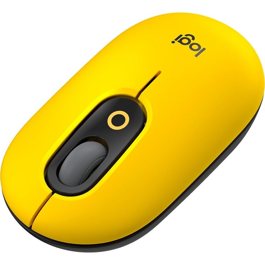 Logitech POP Mouse Mouse - Bluetooth - Optical - 2 Programmable Button(s) - Blast