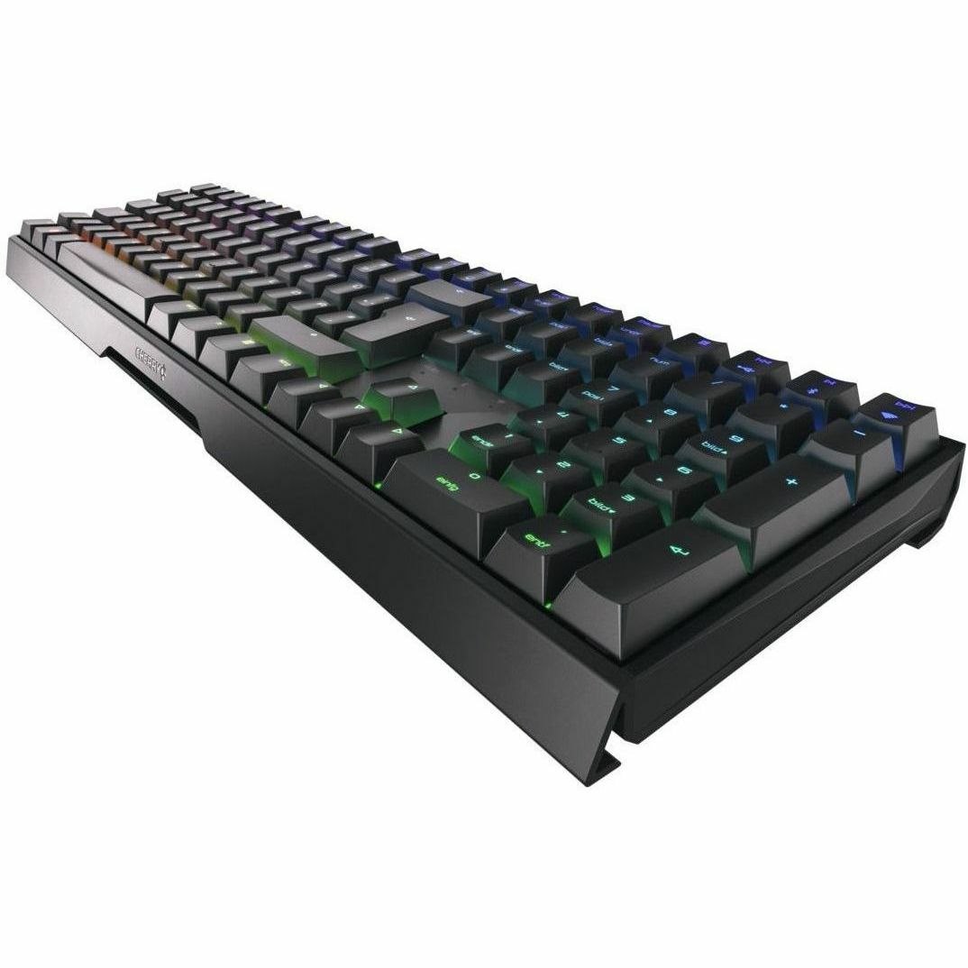CHERRY MX 3.0S Gaming Keyboard - Wireless Connectivity - USB Type A Interface - RGB LED - French - Black