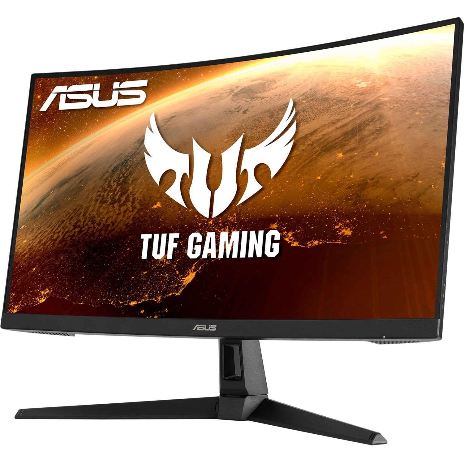 Asus VG27VH1B 27" Class Full HD Curved Screen Gaming LCD Monitor - 16:9 - Black