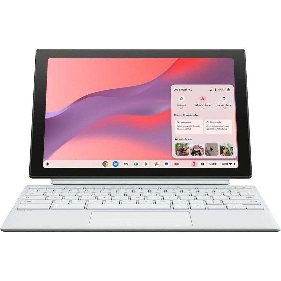 Asus Chromebook Detachable CM3 CM3001DM2A-R70052 26.7 cm (10.5") Touchscreen Rugged Detachable 2 in 1 Chromebook - WUXGA - MediaTek - 4 GB - 64 GB Flash Memory - Foggy Silver