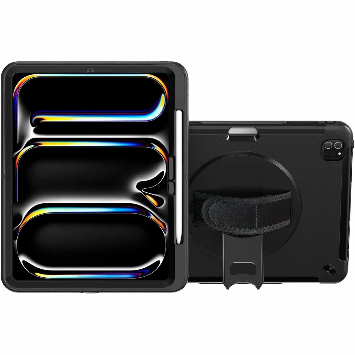 CTA Digital Rugged Carrying Case for 13" Apple iPad Pro 13 (2024) Tablet