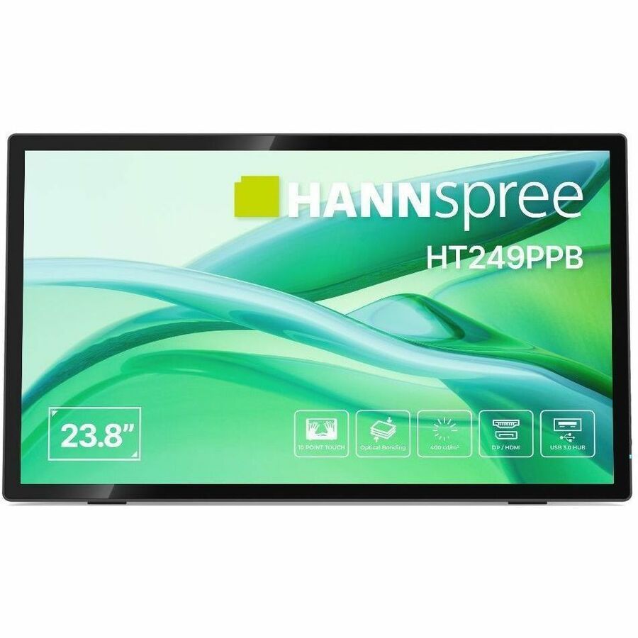 Hannspree HT249PPB 24" Class LED Touchscreen Monitor - 16:9 - 5 ms