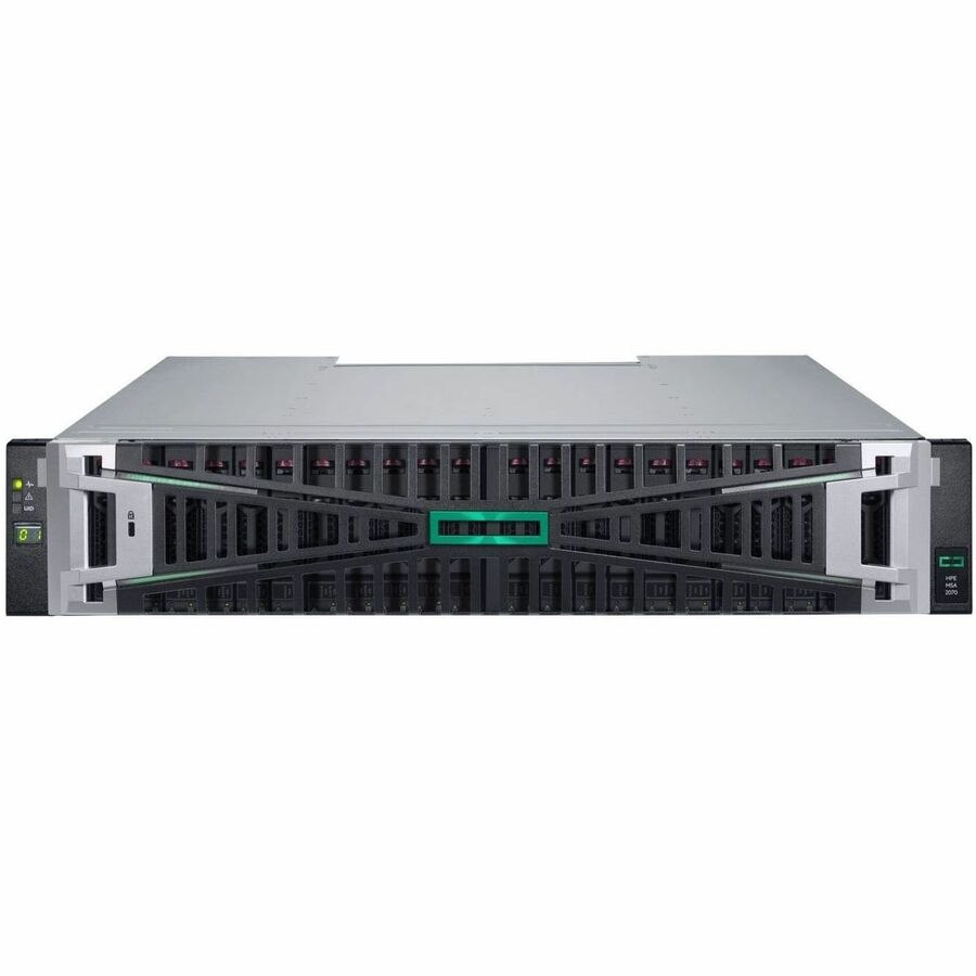 HPE MSA 2070 24 x Total Bays SAN Storage System - 12 x 1.92TB SSD - 2U Rack-mountable - TAA Compliant