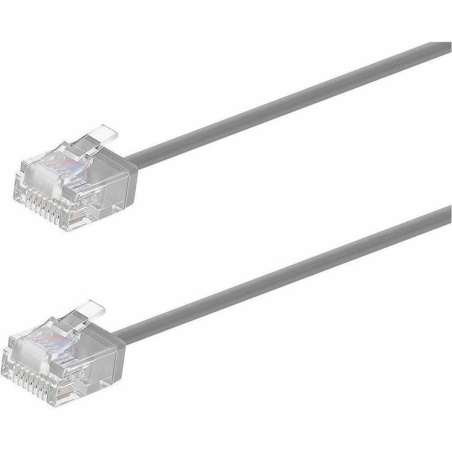 Monoprice Micro SlimRun Cat6 Ethernet Patch Cable - Stranded, 550MHz, Utp, Pure Bare Coppe