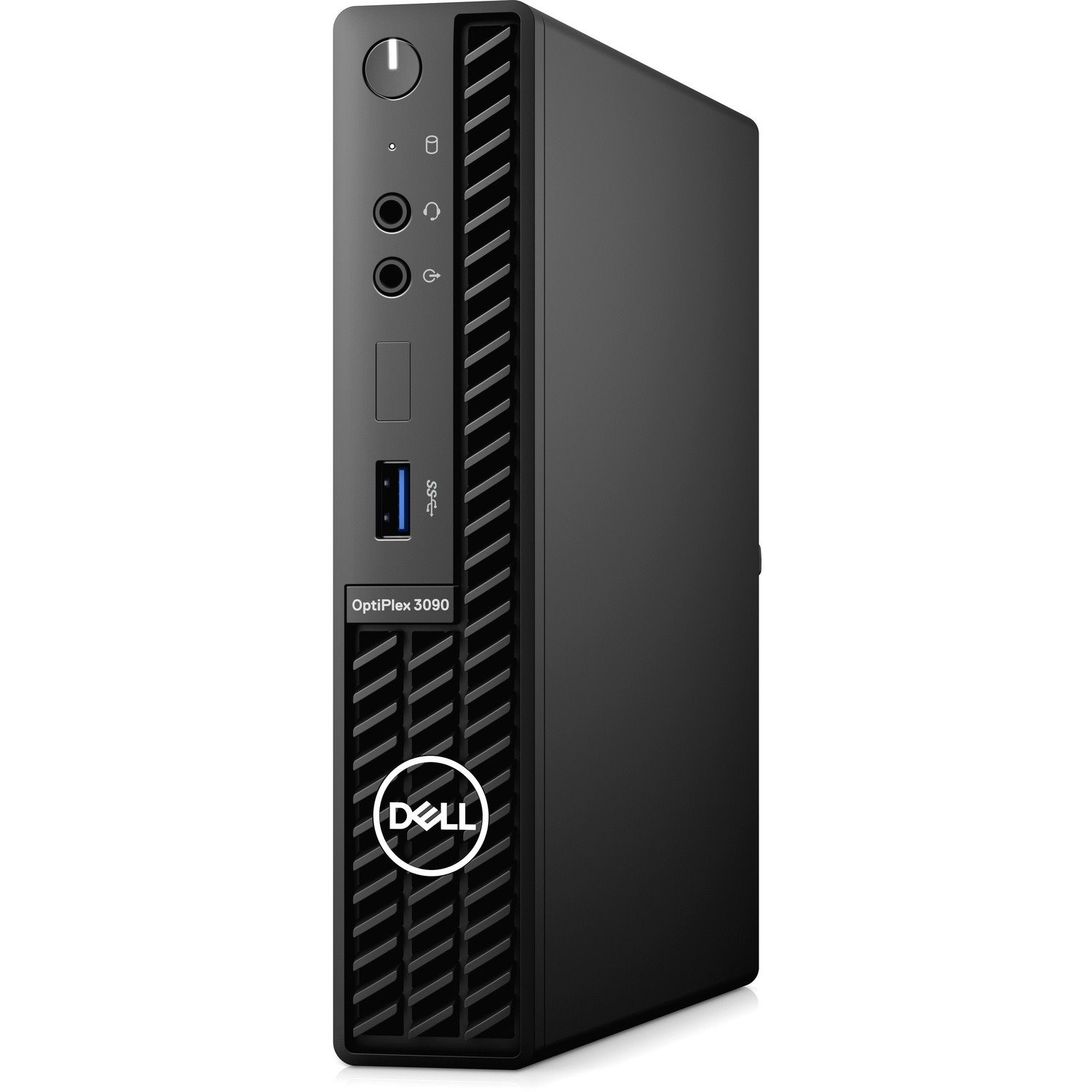 Dell OptiPlex 3000 3090 Desktop Computer - Intel Core i5 10th Gen i5-10500T - 8 GB - 256 GB SSD - Micro PC - Black