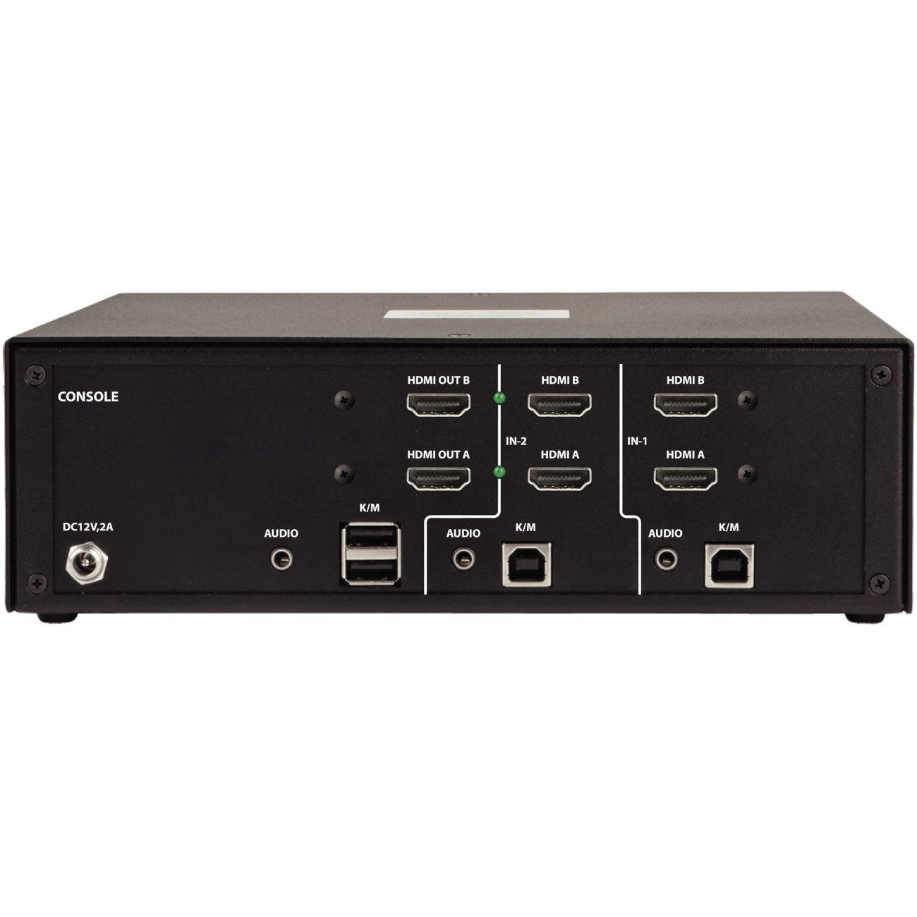 Tripp Lite by Eaton Secure KVM Switch, 2-Port, Dual-Monitor, HDMI, 4K, NIAP PP3.0, Audio, TAA