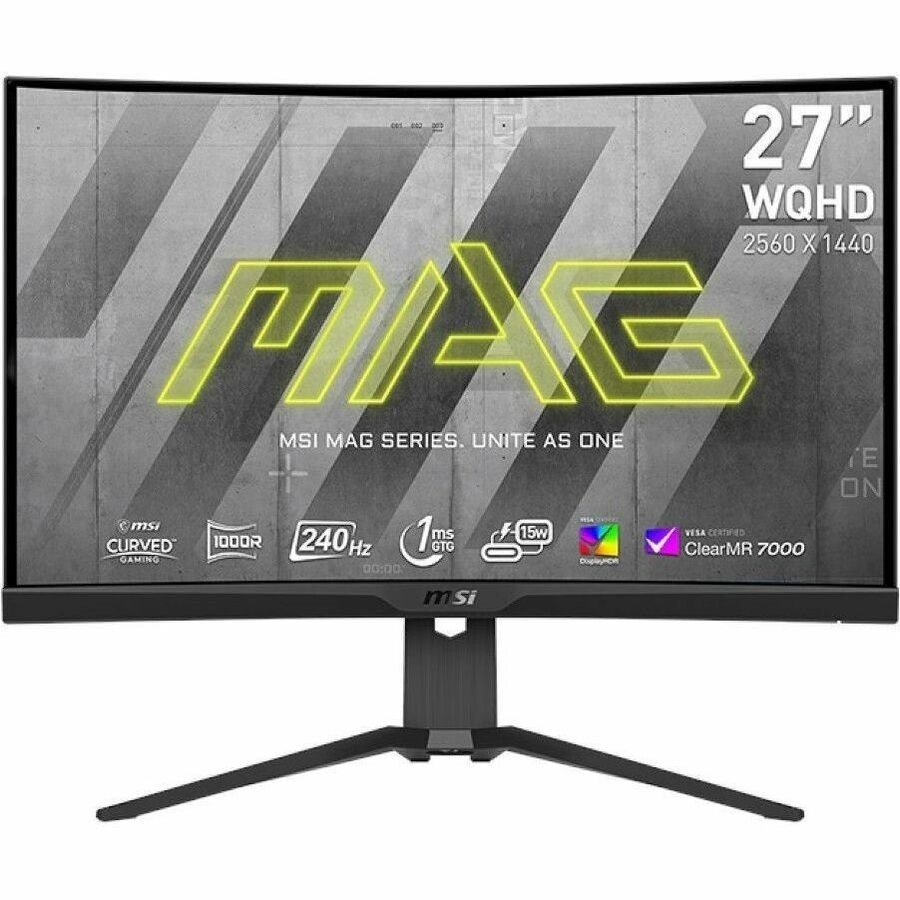 MSI 275CQRXF 27" Class WQHD Curved Screen Gaming LCD Monitor - 16:9