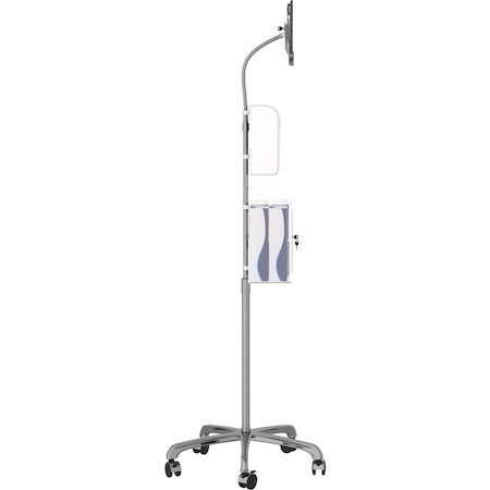 CTA Digital CTA Security Gooseneck Stand w/ Sanitizer Dispenser for Most 7-13" Tablets