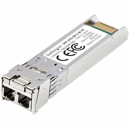 StarTech.com MSA-Compliant SFP-25G-SR-S SFP28 Module, 25Gb Multimode Fiber (MMF), 25GBASE-SR LC Transceiver, 850nm, 100m (328ft), DDM/DOM