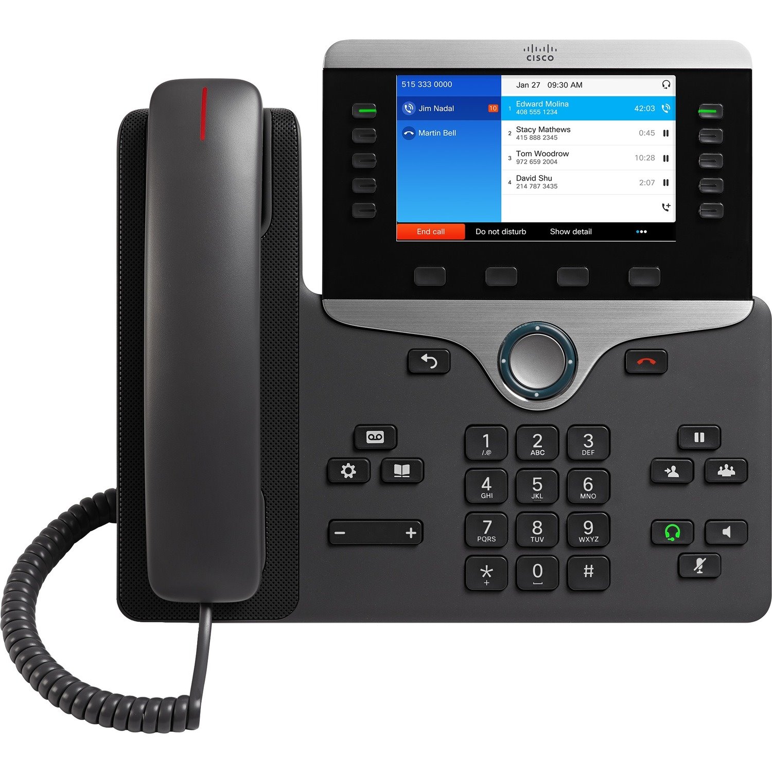 Cisco 8841 IP Phone - Refurbished - Wall Mountable